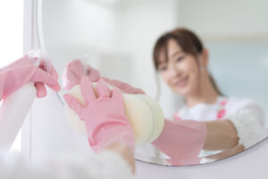 洗面所を徹底的に掃除する方法